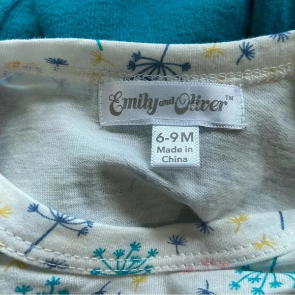 Bundle of Burt's Bees | Emily & Oliver One Piece NWT 6-9 Months - Picture 13 of 14